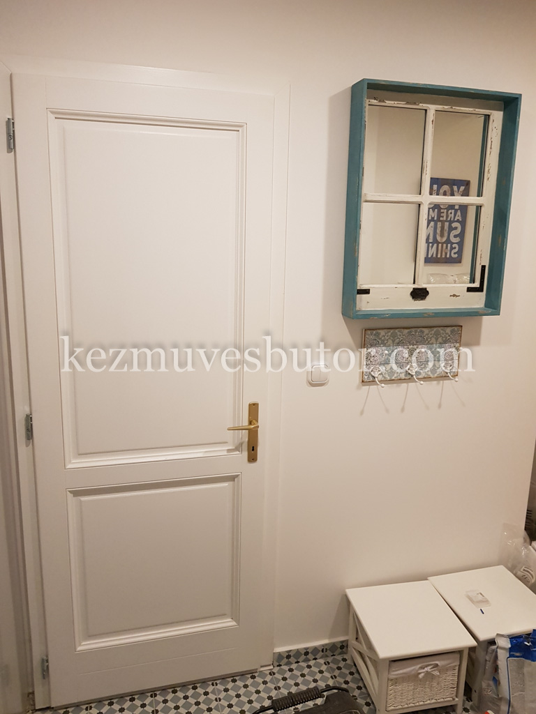 Fehér vintage beltéri ajtó kép Fehér vintage beltéri ajtó