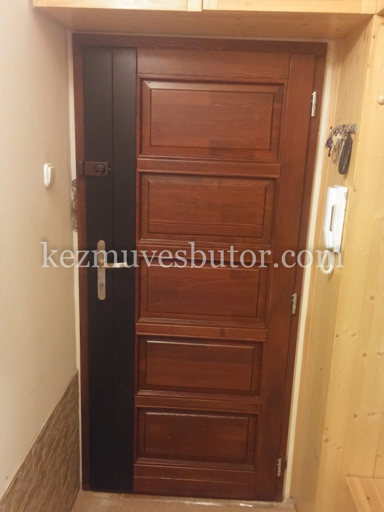 Két színű fa bejárati ajtó kép Két színű fa bejárati ajtó