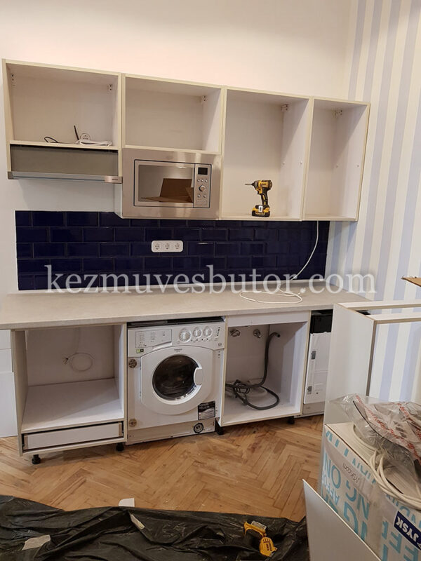 kép Konyhabútorba épített mosógép