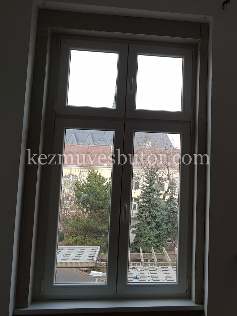 Műanyag ablakok gipszkarton fal javítással