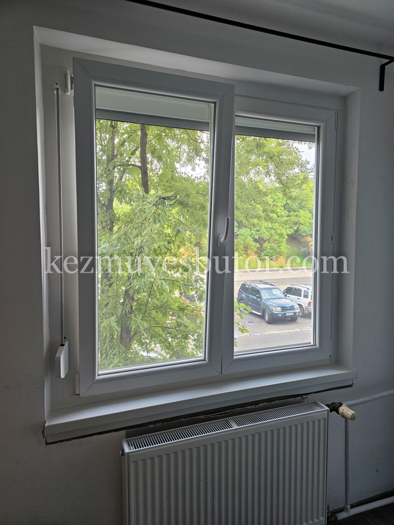 Váltószárnyas műanyag ablak Káposztásmegyer