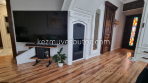 Álkandalló fából borítással egyedi dizájnnal